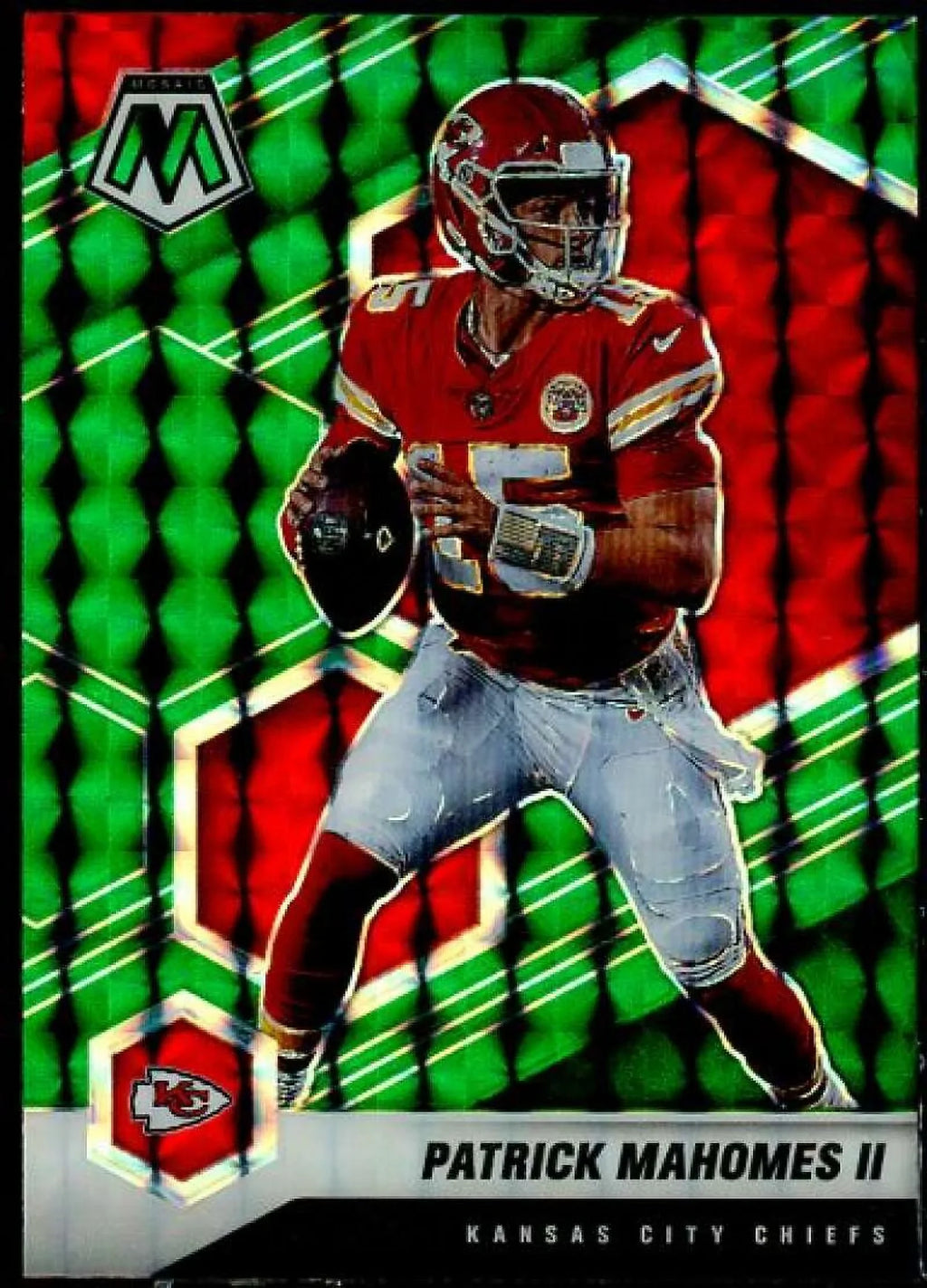 Mosaic #1 2021 II Mosaic Green Patrick Card Mahomes Panini