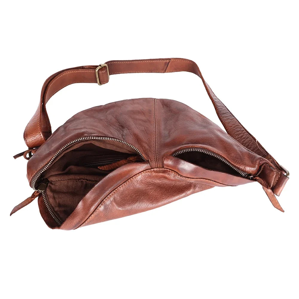 Handbag Pack Genuine Cowhide Women Fanny Leather NM Bag Western Mind Purse Never Nmbgm150B Handmade Vintage
