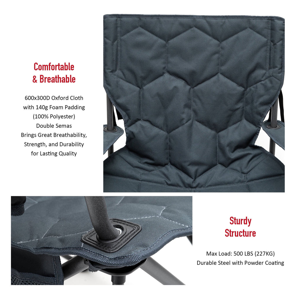 on and Chair convenience your Folding adventures! 12.13 - ultimate Oversized Experience exterior comfort Camping -