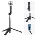 , Magnetic with TELESIN for 27.1 Remote Control Tripod, inch Selfie Rotation Stick