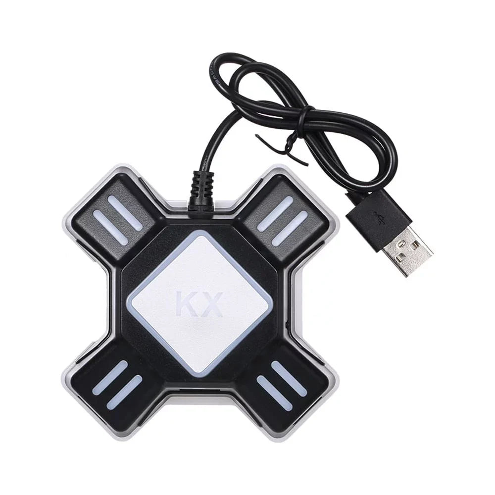 N Black Mouse and Replacement PS3 Gaming Plug USB / and KX Play Adapter Mobile Converter for Andoer Switch/Xbox Keyboard One/