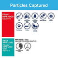 24.81 Filtrete 0.81) Micro Allergen 1000, MPR Air (exact 13.81 Furnace 6-Pack AC Defense, 14x25x1, dimensions x x Filter,