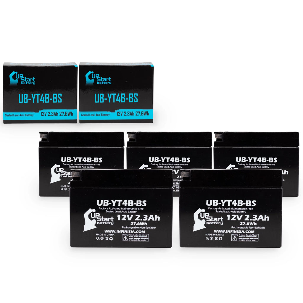 Motorcycle SR400 Maintenance 5-Pack UpStart 400CC Free, Battery Battery - 12V, UB-YT4B-BS Replacement Yamaha 2004 Factory 2.3Ah, for Activated,