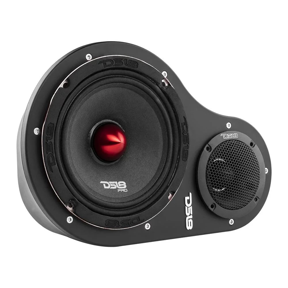 6.5" Enclosures High EN6P Universal Tweeter Density Speaker 2x Pods ABS & DS18