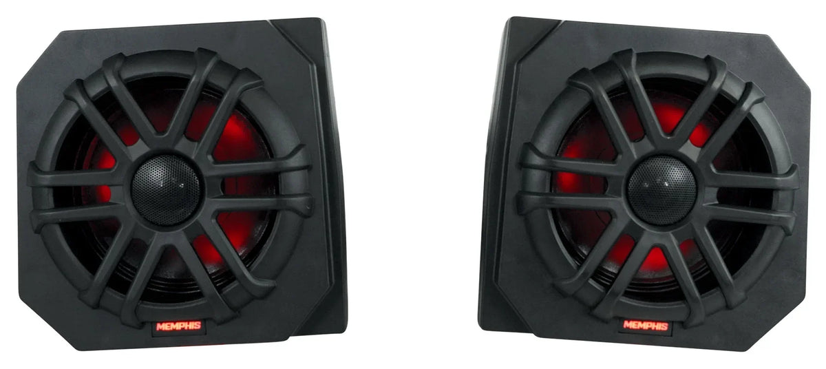XP900 Speakers+Amp RNGR65FE Pods+LED 2) Memphis Ranger For Tower Polaris 2013-17
