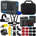 2 Includes: Extra Hero + GoPro You Kit Hero12 Batteries All 12 Need - Black More