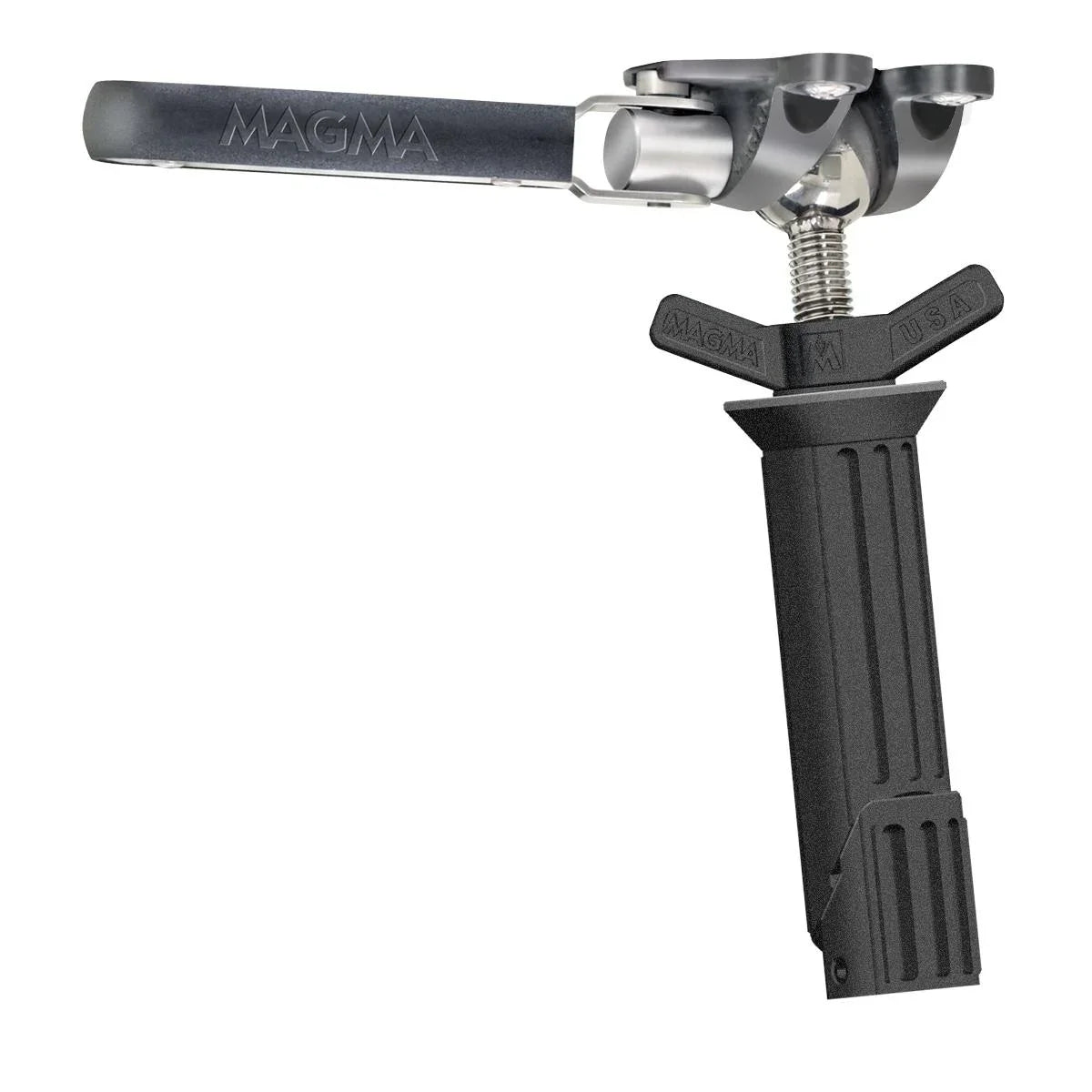 Fish Double Grip Holder Mount Rectangular Rod Magma - Locking LeveLock Powr T10-375 Grills for