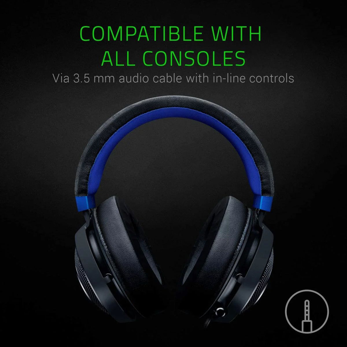 mm Audio Headset: X Aluminum for Gaming Kraken used Series Frame, Razer Switch, Xbox Mobile, Retractable Lightweight 3.5 PS4, Microphone, & Jack PS5, PC, Xbox S, Isolating Noise One,