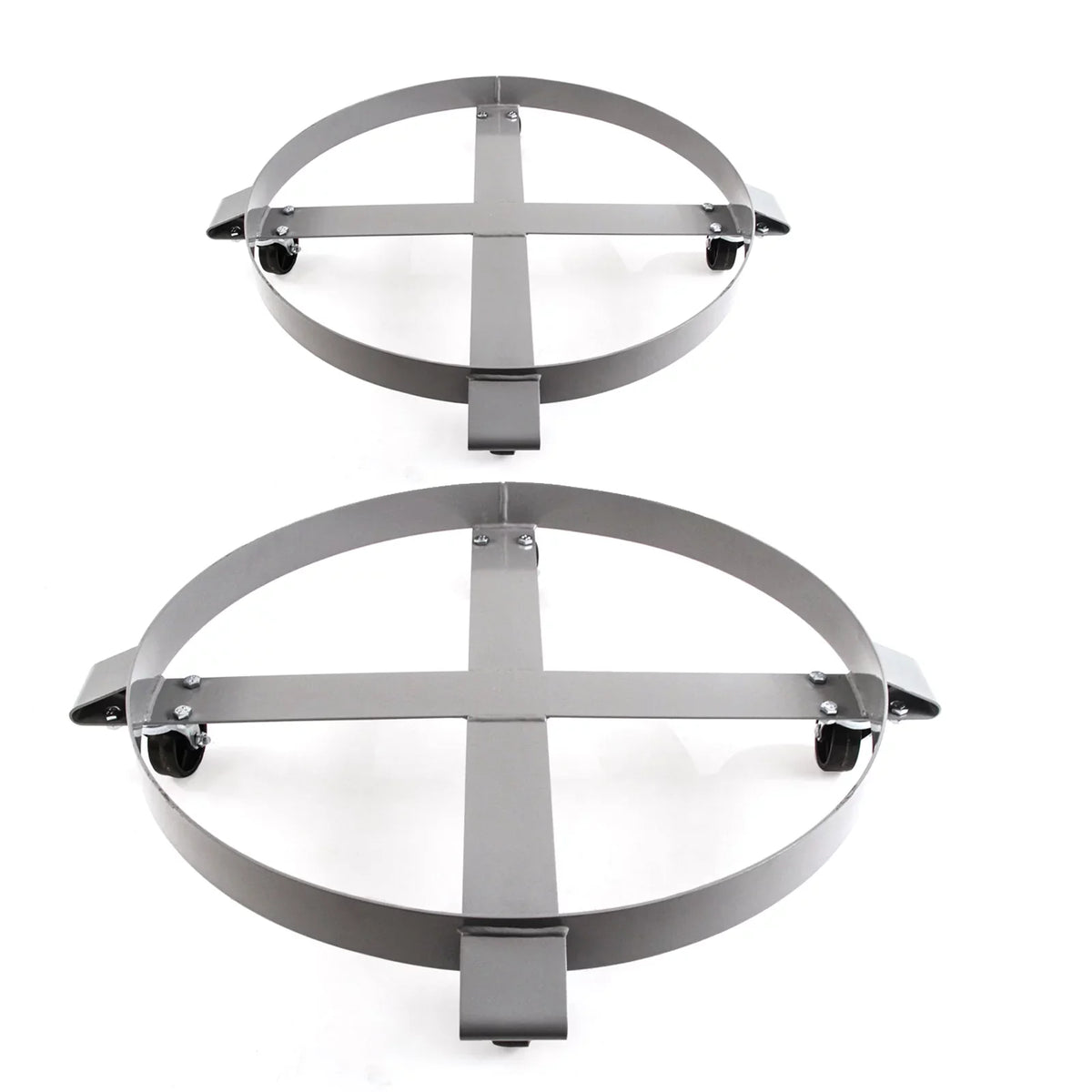 Heavy 2 Dolly Dollies Capacity 55 Drum Tipping Red Hand Non Gallon Frame 1000 Swivel Duty - Auto Truck Hound Casters Wheel Steel Pound