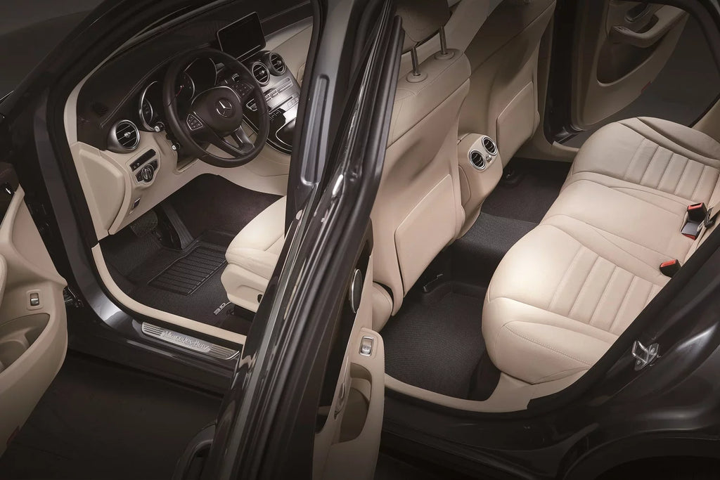 Floor (BLACK) Full 3D MAXpider compatible Set with Mat 2007-2015 MAZDA - CX-9 KAGU