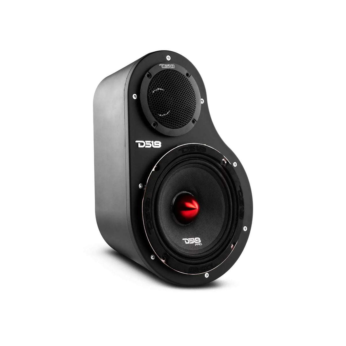 6.5" Enclosures High EN6P Universal Tweeter Density Speaker 2x Pods ABS & DS18