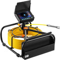 Sewer DVR Camera Monitor, Camera Battery, Pipeline 30M Function, 4.3 IP68, Inspection 98.4 LEDs, LCD Waterproof FT Cable, VEVOR 6 Inch - 8500mAh