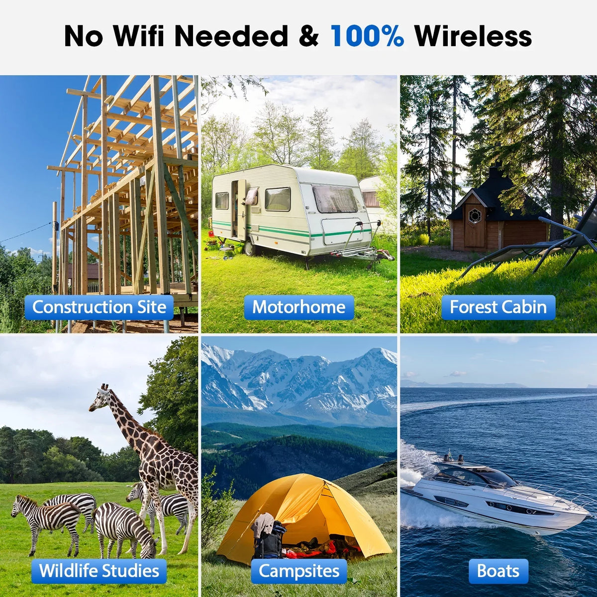 Trail View, Motion, Wireless Live Game with 90°Tilt, LTE, 360°Pan Camera Night Vision, Card Cellular 4G PIR Waterproof, Cloud Solar WiFi Storage, No 2K Camera with &SD Cam Security Hunting CAMPARK SIM