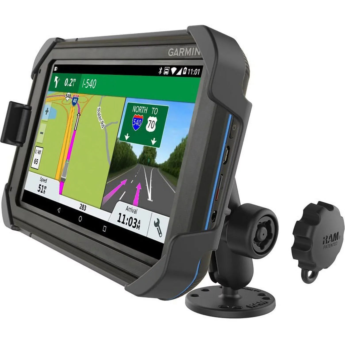 Drill-Down More EZ-Roll'r for Fleet Overlander Garmin + Mount 770,