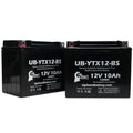 Maintenance 1000 Motorcycle Replacement Factory Suzuki 12V, GSX-R1000 UB-YTX12-BS UpStart Activated, 2003 CC 2-Pack 10Ah, Battery Battery Free, -