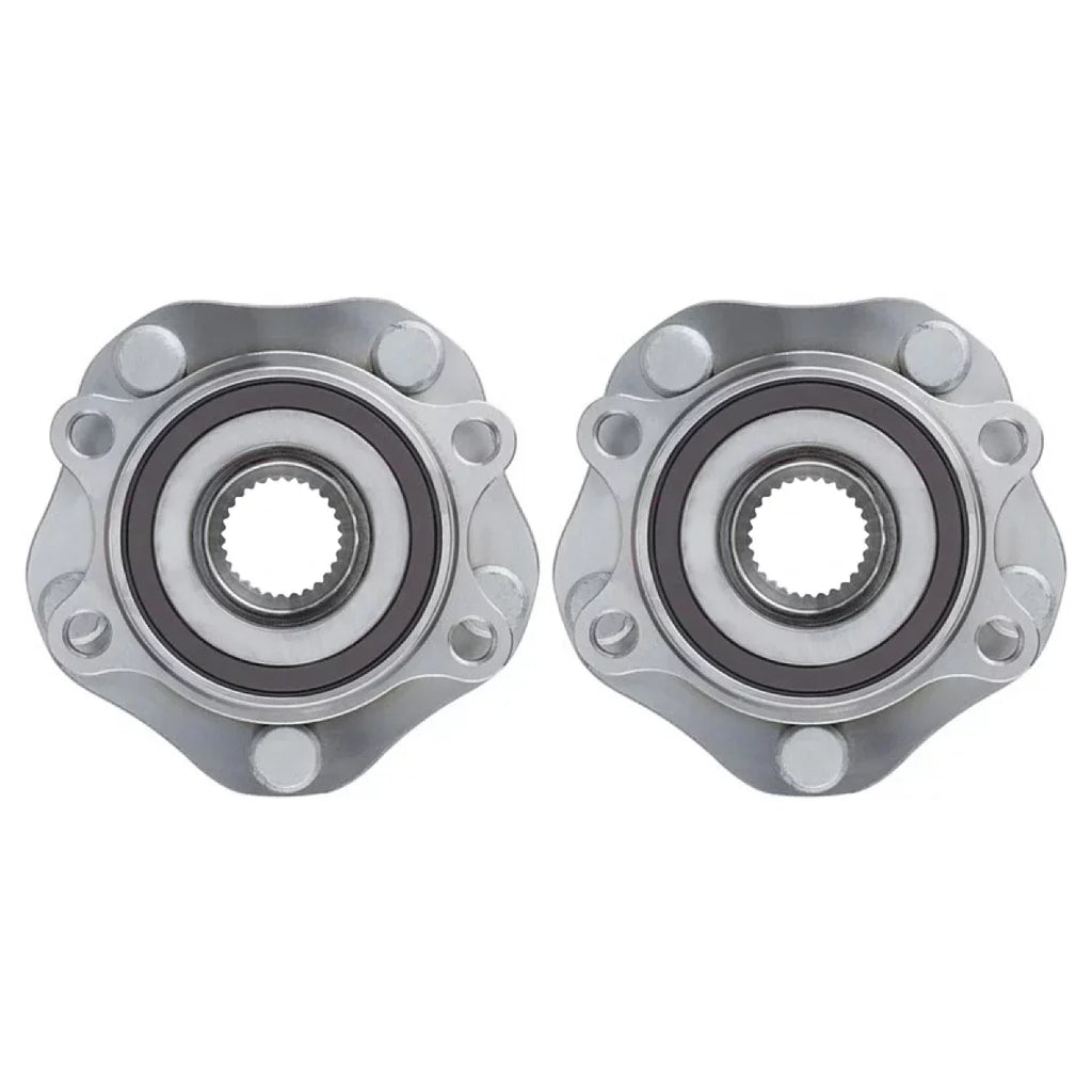 2014-2016 2.0L 5-Lug Rogue 2018 Set of for and 2017-2019 Nissan 2.5L Passenger AWD Side Front Sport 2017 Wheel 2019 FWD HB613359PR Driver Replacement Rogue 2017-2018 AutoShack Bearing Qashqai 2 Hub