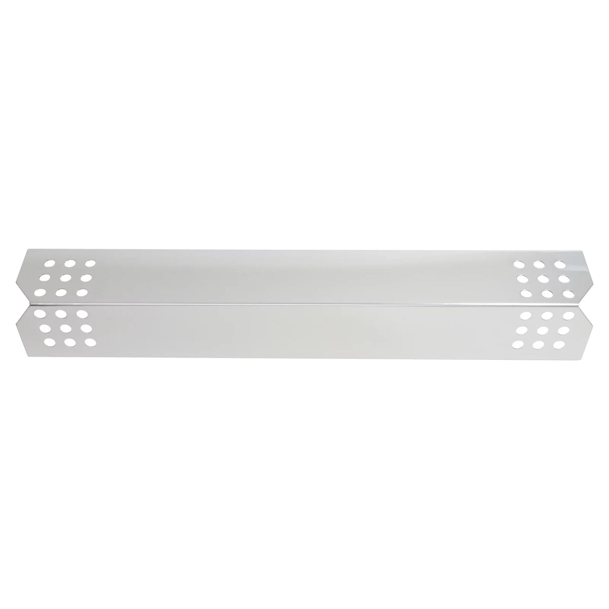 '- Shield for Bar, Stainless Tamer, Parts 4-Pack Flame Replacement Vaporizer BBQ 1/8" Cover Guard, Heat Plate 16 Jenn Barbeque Compatible Burner Tent Air Bar, Deflector, Grill Steel 720-072 Flavorizer