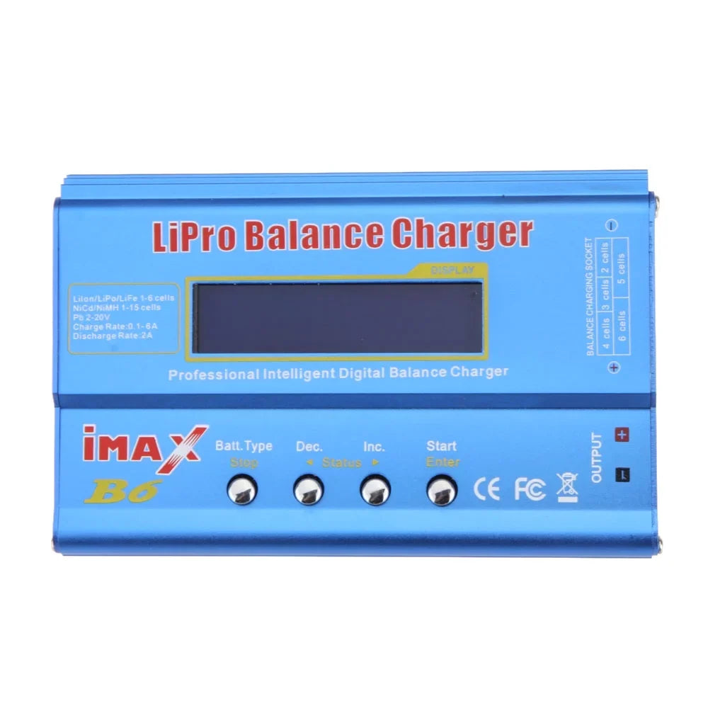 IMAX Battery for Discharger Pinnaco Lipo 80W Li-ion B6 Digital RC Fitting Balance NiMh RC