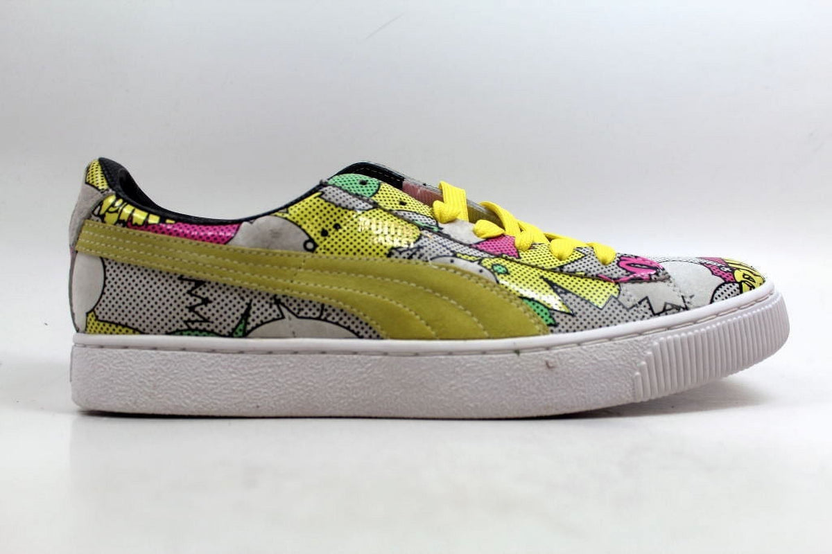 BASKET MEN SNEAKER COMICS MULTI LOW COLOR 68 PRINT dimension NEW DOPE SHOES 7.5