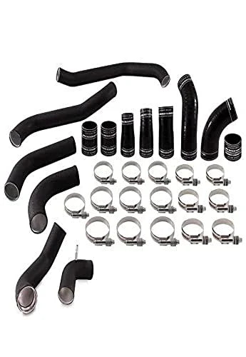Intercooler Wrinkle Compatible 2017+ Raptor Mishimoto With MMICP-F35T-17KWBK Pipe Black Kit F-150