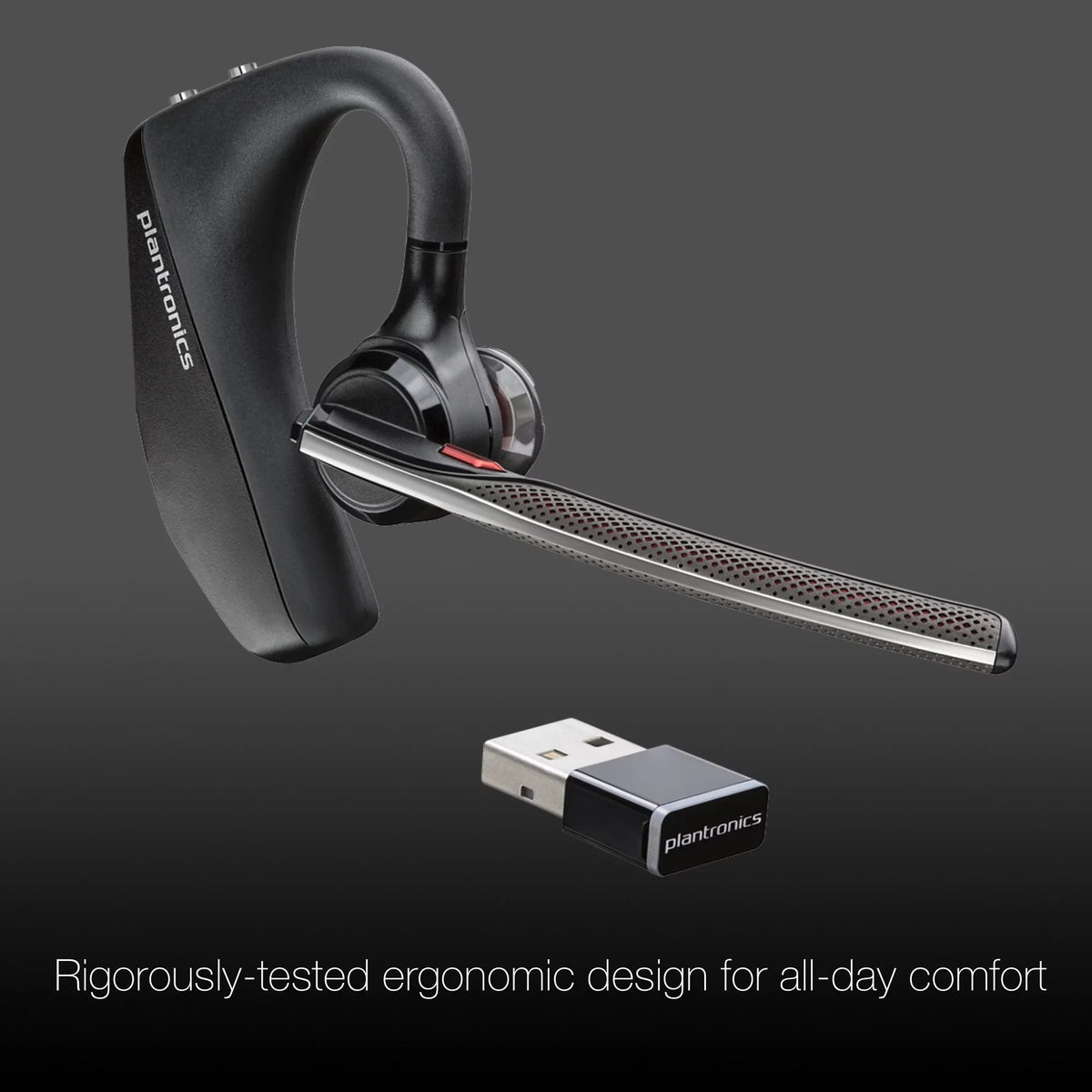 Plantronics PC, Softphones, Voyager 5200-UC 206110-01 Tablets Bluetooth MaC, - - Headset Compatible with Smartphones,