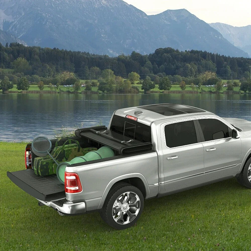Bed 6.4ft 2500 Ram 3500 Ledkingdomus Classic Tonneau Tri-Fold for Soft 2002-2023 1500 Dodge Cover