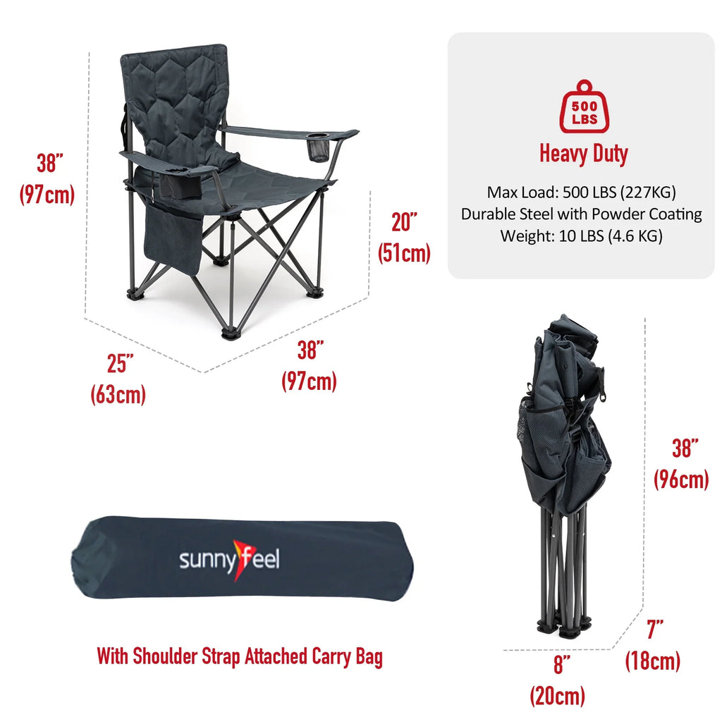 on and Chair convenience your Folding adventures! 12.13 - ultimate Oversized Experience exterior comfort Camping -