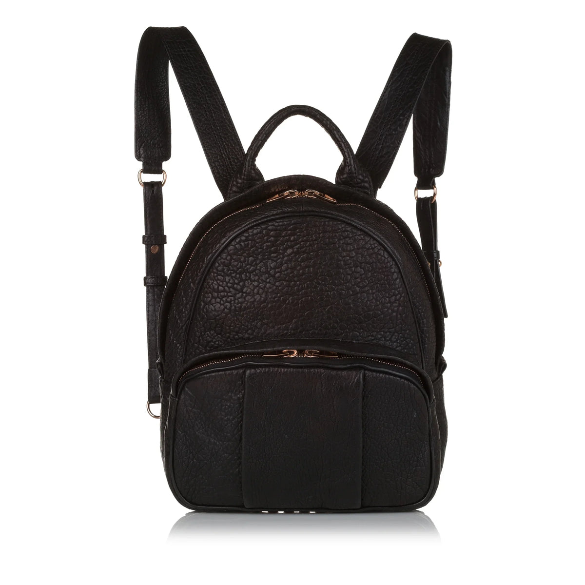 Alexander Pre-Owned Leather (Good) Backpack Black Wang Calf Dumbo Unisex Authenticated