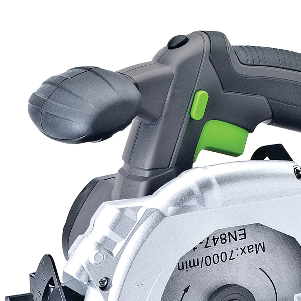 Genesis 5-1/2-In. Li-Ion and with Blade 20-Volt GLCS2055A Charger, Rip Saw Guide, Circular