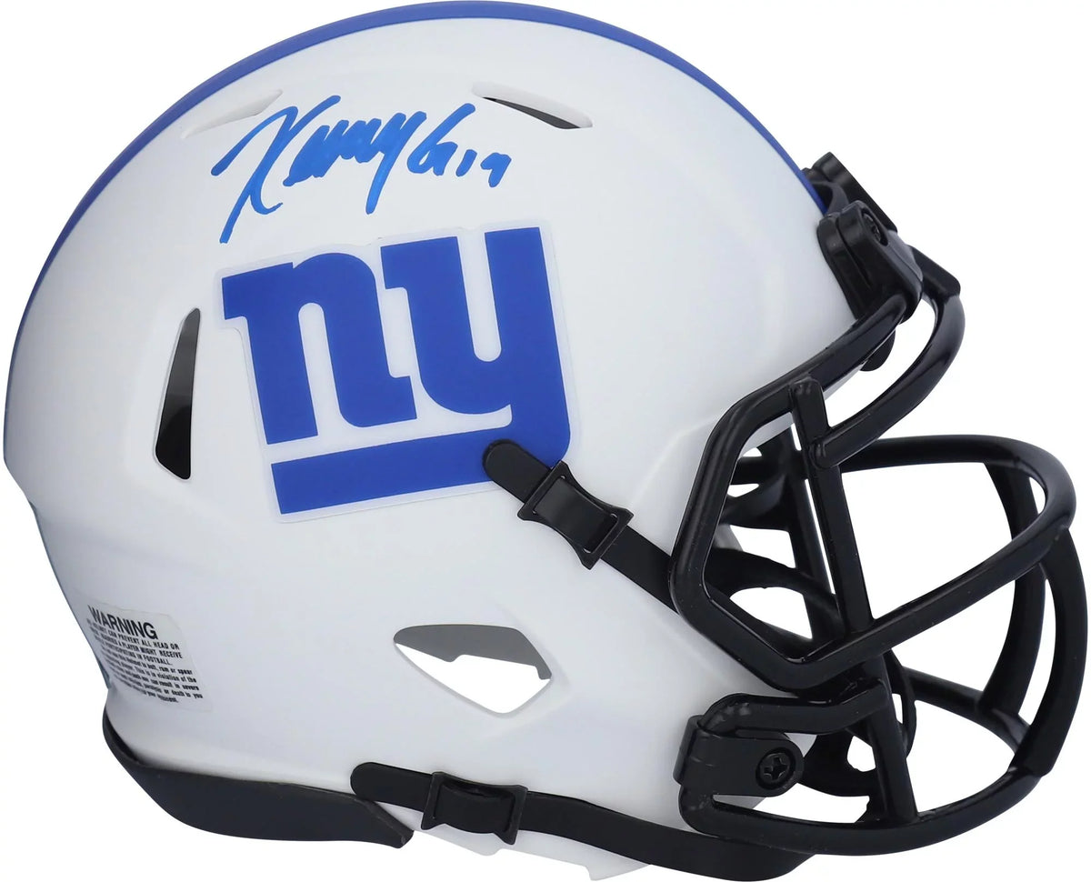Golladay New Helmet Alternate Autographed Giants Eclipse Kenny Mini York Riddell Lunar Speed