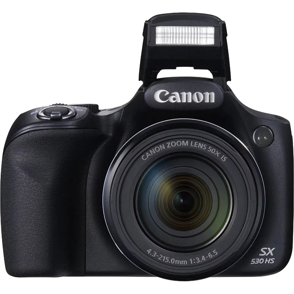 SX530 HS Camera HD 16MP Deluxe PowerShot Opt Canon Full Zoom Memory SD Black Battery 32GB Secure Bundle. P 1150mah Digital Digital 50x Includes Card,