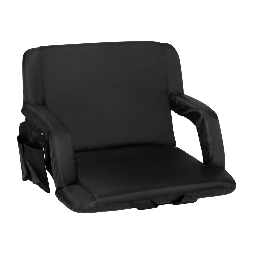 Fabric Stadium Black Wide Flash Furniture Malta Extra Chair,