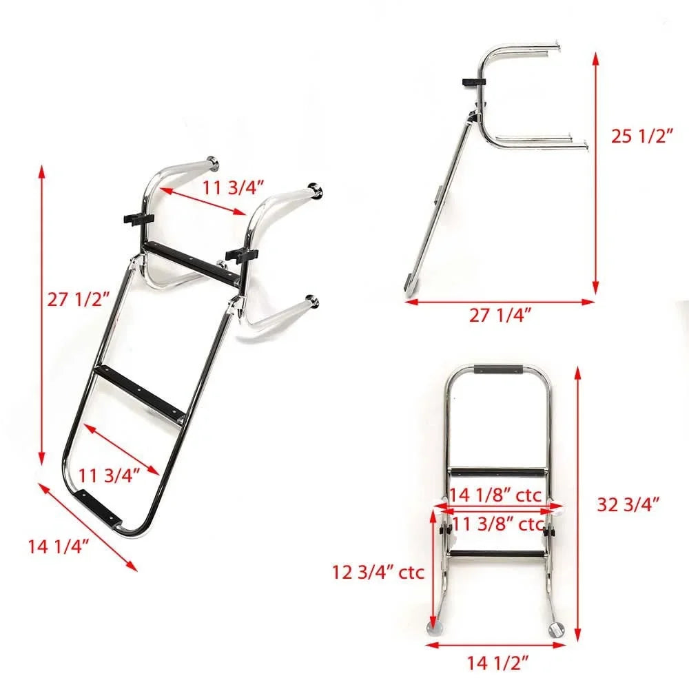 Boat 27 Challenger 01-11-41-0002A Step Ladder 3 1/2 | Transom Inch