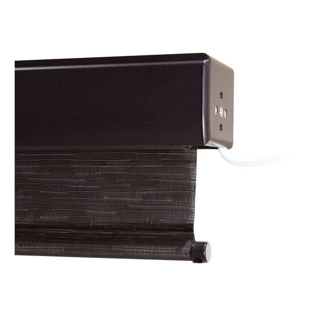 Fabrics Sun exterior Patio Shade Motorized Wide PVC (Dark 10ft Brown) Keystone