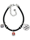 Rubber Masks Bracelet Red Jewelry Black Dome Silvertone Firefighter Heroes Delight Charm Wear Helmet Real Enamel