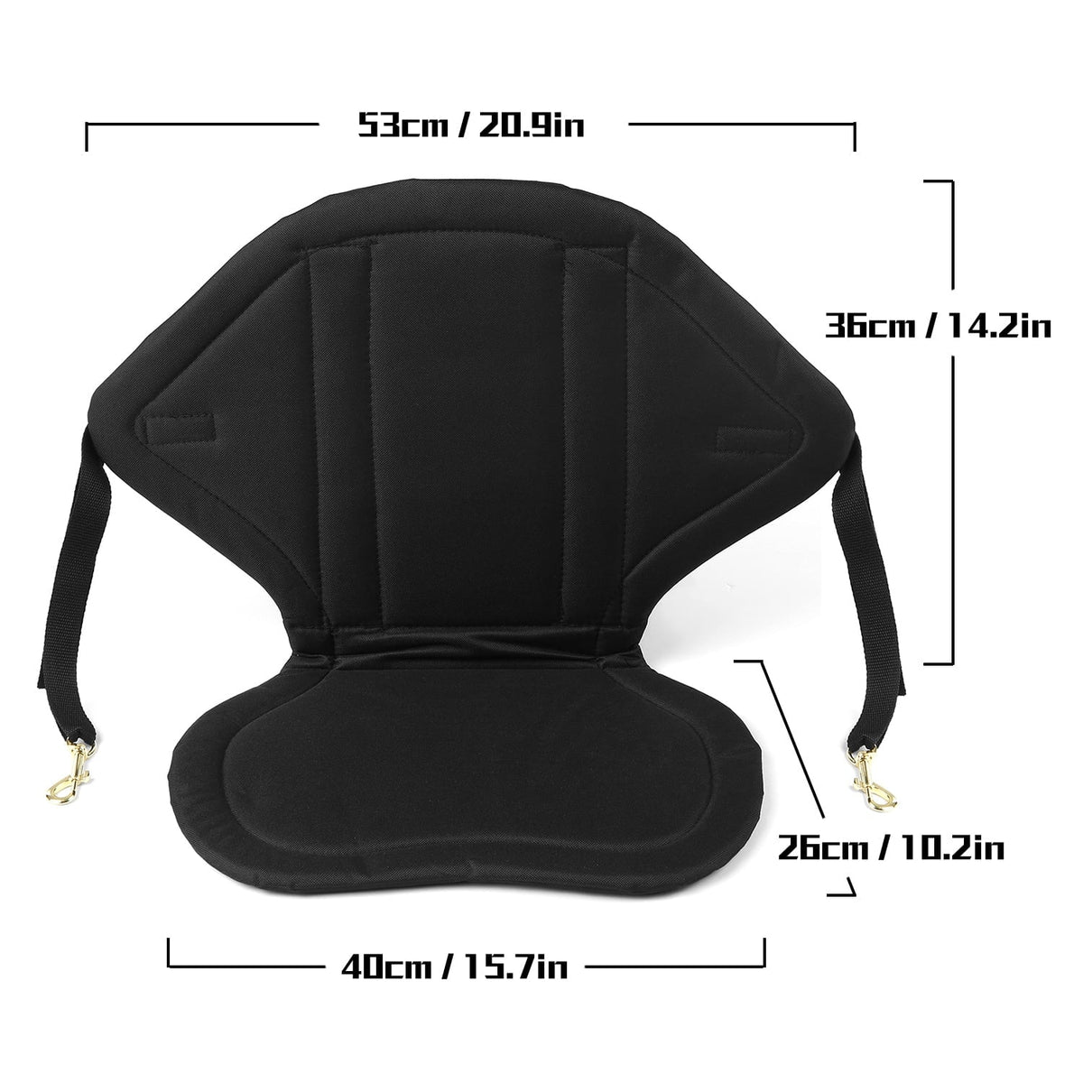 Watersports High liquid Boats Cushioned Seat Pad Canoe Seat Children Kids Back Kayak for Repellent Seat with Back Lixada Support