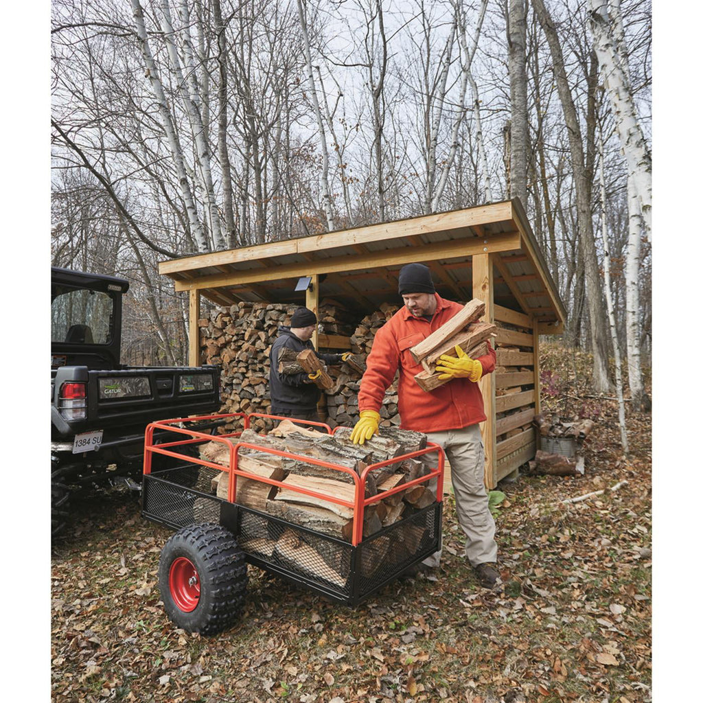 Trailer, with Heavy Gear Duty Carrier ATV Wheels, Carts Guide Utility Cargo