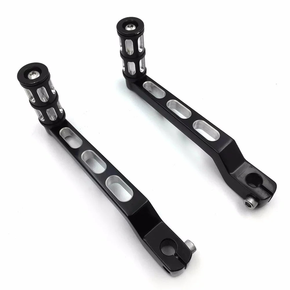 Shift Black Levers and Electra later Harley Toe Shift 1988 Pedal Davidson 009A- Pegs Aluminum design w/ Levers/Gear Heel Shifter HTT- Motorcycle For Glide