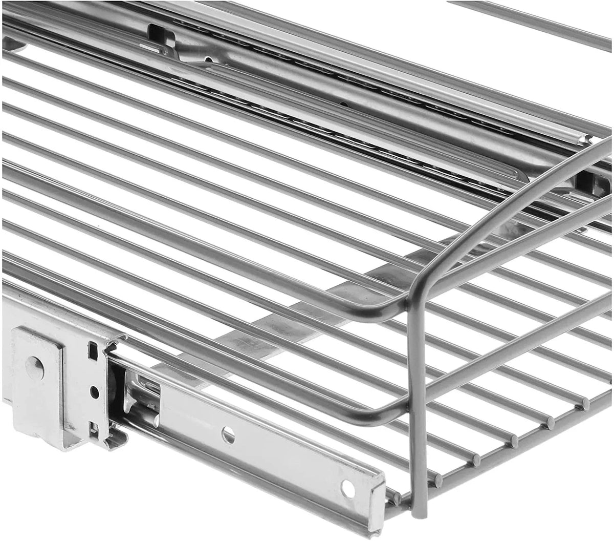 x 20 in. 12 D H Basket in. x Knape W Silver Multi-Use in Pull-Out RS-MUB-11-FN 5 Cabinet Organizer & Vogt in.