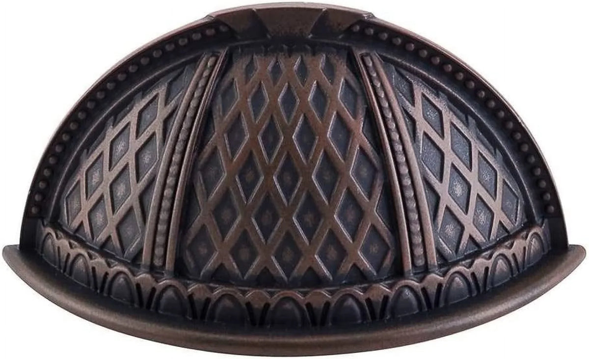 Center 1/2" Finish: Bronze 2 Cup Pull Tuscan Trevi