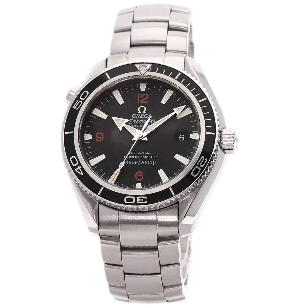 Stainless 2201.51 Men's Co-Axial Ocean Pre-Owned Seamaster Watch Omega (Good) Steel/SS OMEGA Planet