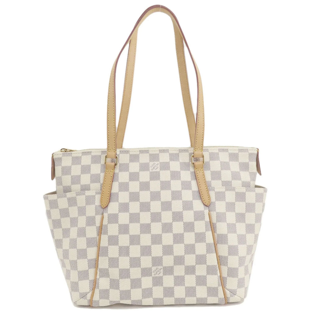Canvas Tote Bag Women's Pre-Owned N41280 (Good) Azur Damier Totally PM