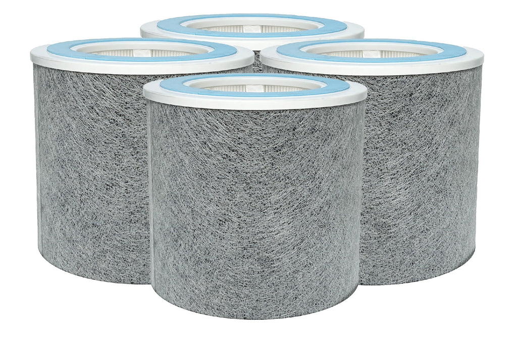 HP102 4 Air Packs Activated Purifier HP102 True For HEPA Carbon HC452, Filter Shark Replacement