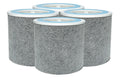HP102 4 Air Packs Activated Purifier HP102 True For HEPA Carbon HC452, Filter Shark Replacement