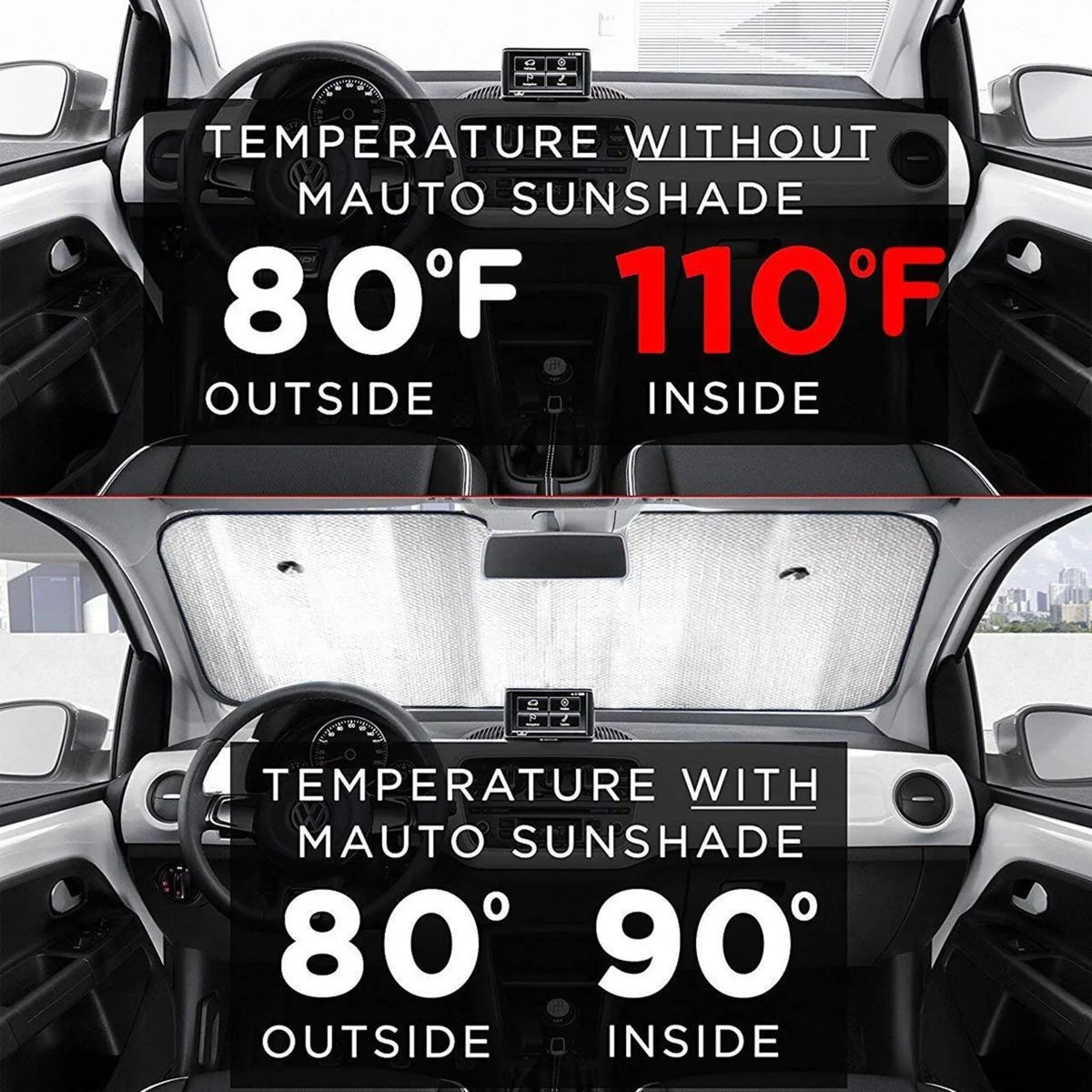 Small For Front Rays Portected Car Accessories- Window Balery Transports Truck Sun Cover Uv Shade, Interior ,Automotive Windshield Sunshade Suv Pickup Car With Animals Blocks
