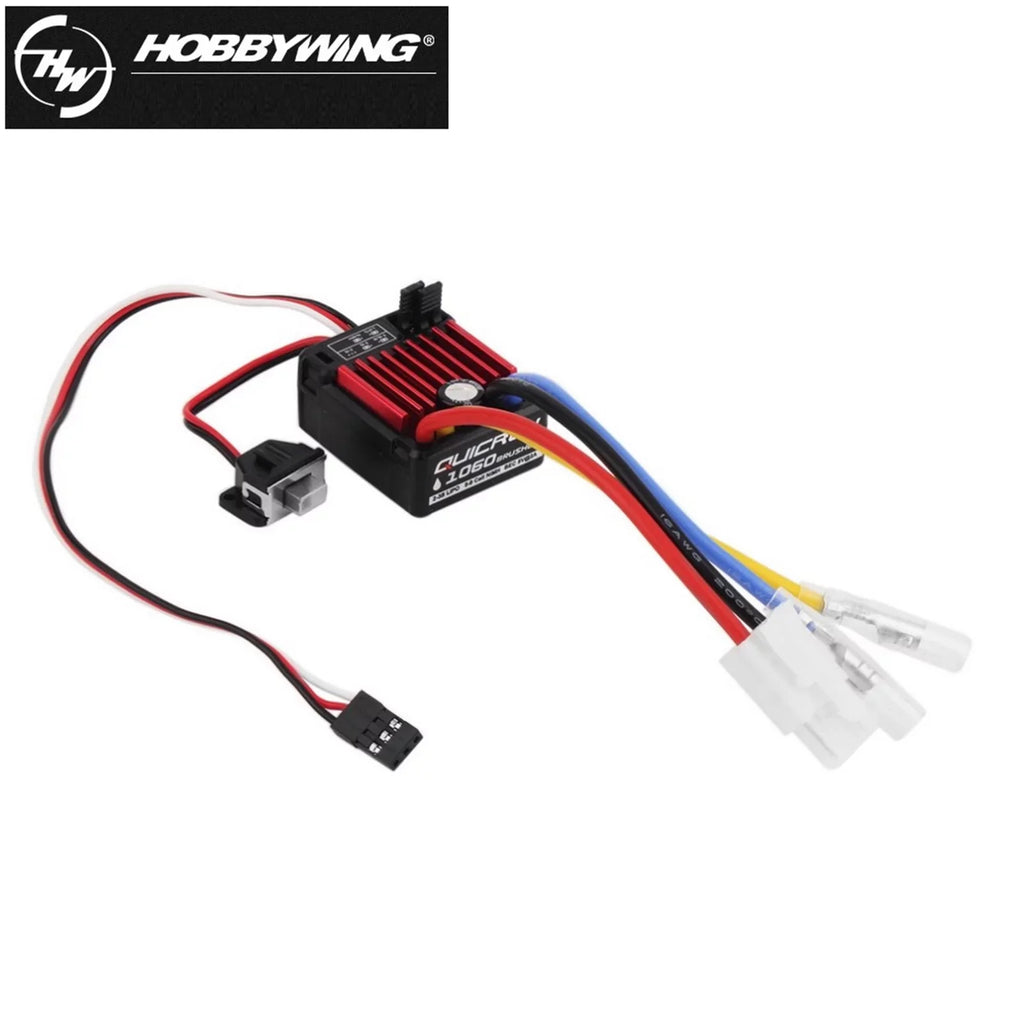 Speed 1060 1/10 60A Brushed for Electronic Controller QuicRun Pinnaco Car HobbyWing ESC RC
