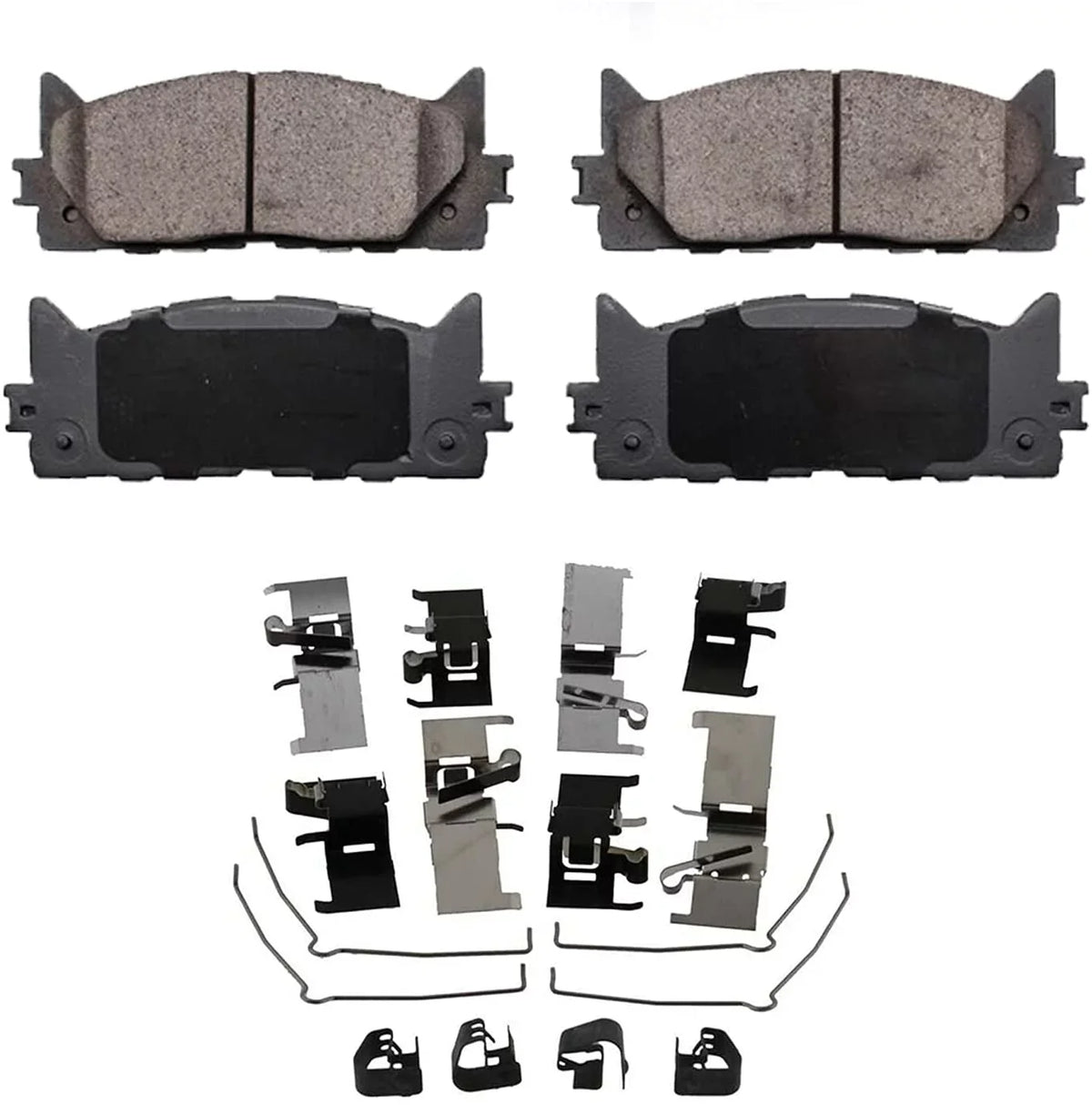 ES350, Brake 2012 for 2016 Rear & 2017 Brake 4 2011 2013 ES300h, Axle Avalon Ceramic - Pads Camry Pads Lexus Replacement 07-17 2009 08-18 2014 2008 07-18 Front 2010 Detroit 2015