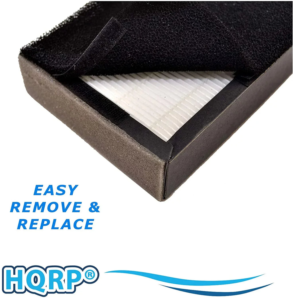 XL Z HQRP Decker for fits Tower BXFLTZ Filter Air Black & 2-pack Replacement Purifier BXAP250