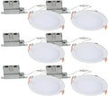 Thin - HALO inch 6 Light Ceiling - Pack LED Shower Downlight White 6 Disc CCT Selectable & 5 Ultra Recessed Canless