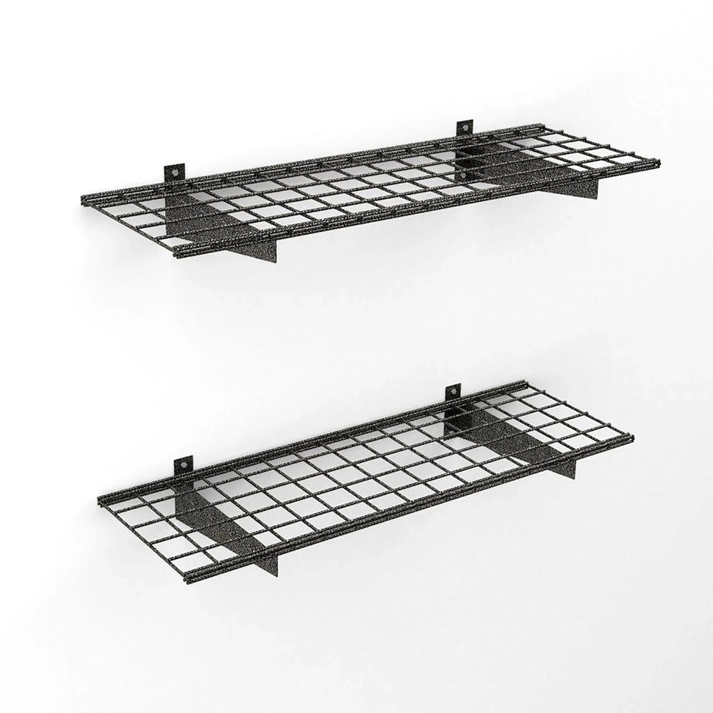 in 2 - in. pack Garage System Hammertone 15 Wall in. 45 Shelf HyLoft Wire Storage Steel x